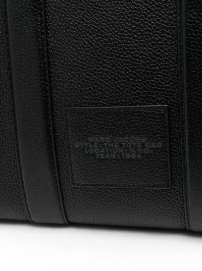 Marc Jacobs 'the Mini Tote Bag' Black Shoulder Bag With Logo