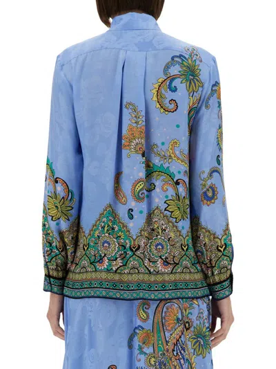 Etro All-over Signature Print Long-sleeved Shirt