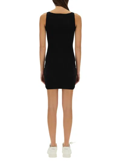 Off-white Logo Stretch-cotton Jersey Dress