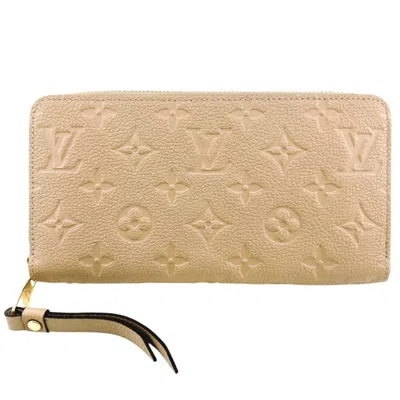 Pre-owned Louis Vuitton Beige Dune Monogram Empreinte Long Wallet (bi-fold) ()