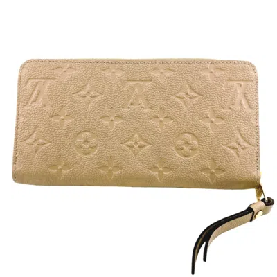 Pre-owned Louis Vuitton Beige Dune Monogram Empreinte Long Wallet (bi-fold) ()