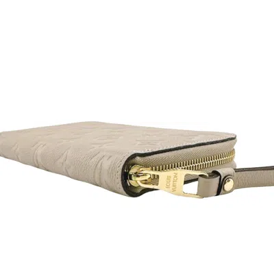 Pre-owned Louis Vuitton Beige Dune Monogram Empreinte Long Wallet (bi-fold) ()