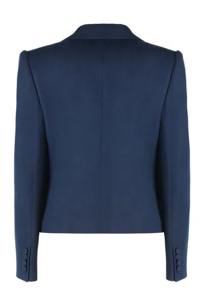 Valentino Tailored Bow-detail Jacket Crafted From Lightweight Viscose