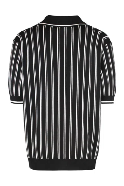 Dolce & Gabbana Silk-knit Polo Shirt