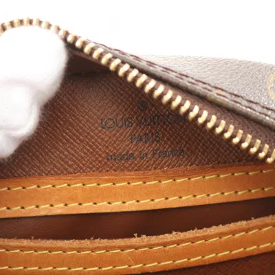 Pre-owned Louis Vuitton Brown Coated Canvas Leather Shoulder Bag ()