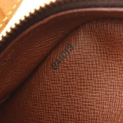 Pre-owned Louis Vuitton Brown Coated Canvas Leather Shoulder Bag ()