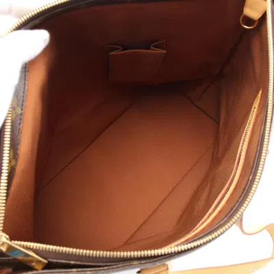 Pre-owned Louis Vuitton Brown Coated Canvas Monogram Pvc Leather Tote Bag ()