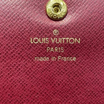 Pre-owned Louis Vuitton Brown Fuchsia Monogram Monogram Long Wallet (bi-fold) ()