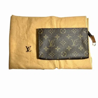 Pre-owned Louis Vuitton Brown Galle Monogram Monogram Pouch Shoulder Bag ()