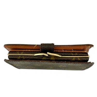 Pre-owned Louis Vuitton Brown Monogram Canvas Wallet (bi-fold) ()