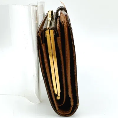 Pre-owned Louis Vuitton Brown Monogram Canvas Wallet (bi-fold) ()