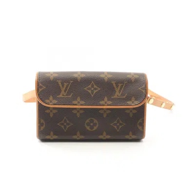 Pre-owned Louis Vuitton Brown Pvc Coated Canvas Leather Fanny Pack Sling Bag ()