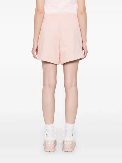 Adidas By Stella Mccartney Logo Cotton Shorts With Elasticated Waistband