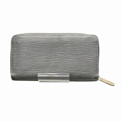 Pre-owned Louis Vuitton Epi Noir Epi Leather Long Wallet (bi-fold) ()