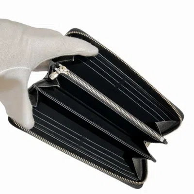 Pre-owned Louis Vuitton Epi Noir Epi Leather Long Wallet (bi-fold) ()