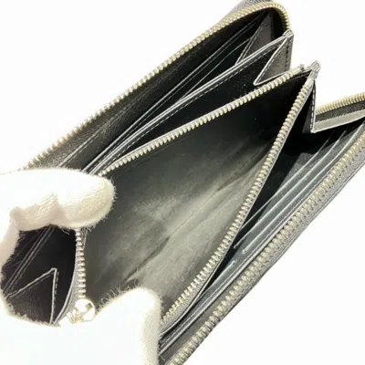 Pre-owned Louis Vuitton Epi Noir Epi Leather Long Wallet (bi-fold) ()