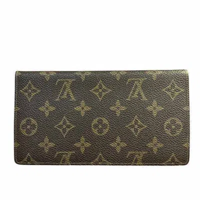 Pre-owned Louis Vuitton Monogram Brown Monogram Monogram Bill Wallet (bi-fold) ()
