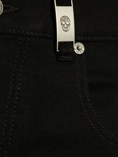 Alexander Mcqueen Skull Detailed Straight-leg Jeans