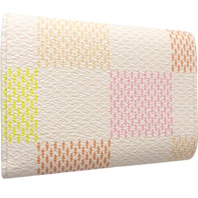 Pre-owned Louis Vuitton Multi-color Peche Canvas Wallet (tri-fold) ()