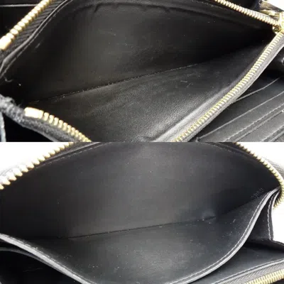 Pre-owned Louis Vuitton Noir Vernis Long Wallet (bi-fold) ()