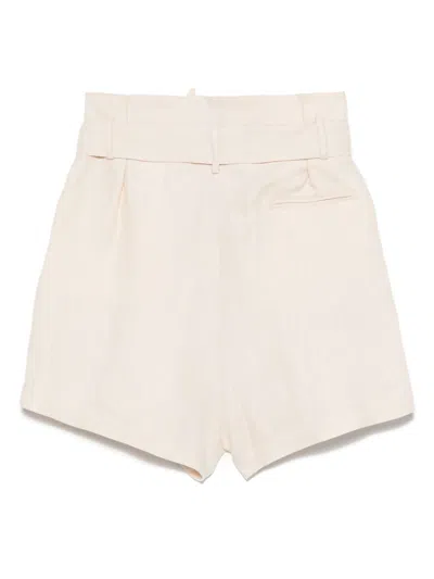 Shop Alysi Linen Bermuda Shorts