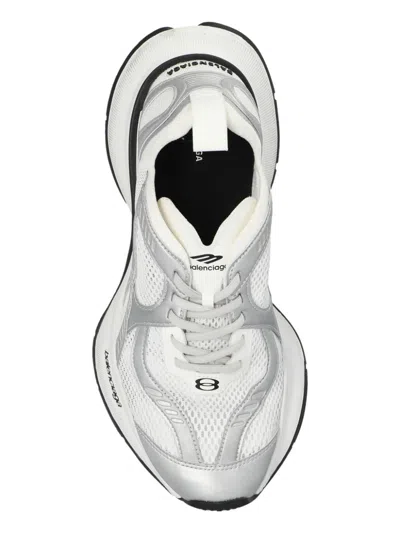 Balenciaga White And Silver Sneaker Circuit