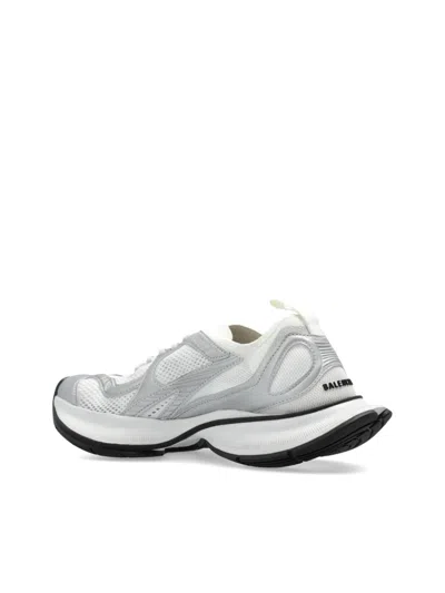 Balenciaga White And Silver Sneaker Circuit