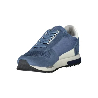 Napapijri Blue Polyester Men Sneaker In Blue