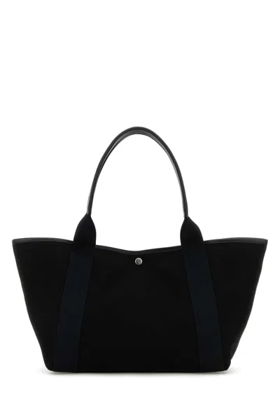 Balenciaga Borsa Shopping Biarritz Media In Tela Nera Donna