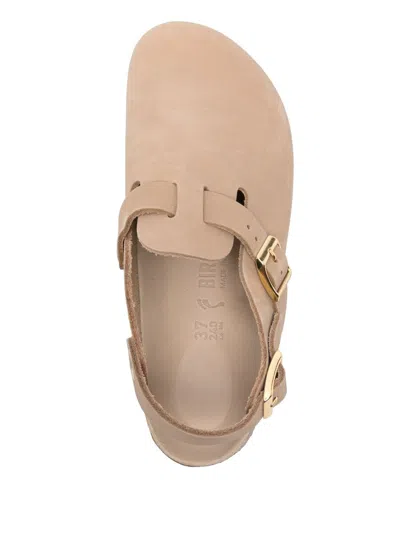 Birkenstock Nubuk Leather Tokio Clog Shoes
