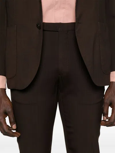 Boglioli Wool Double-breasted Suit