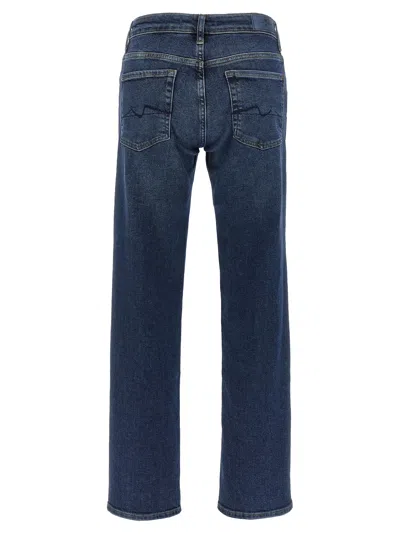 7 For All Mankind Faded Jeans Contrast Stitching