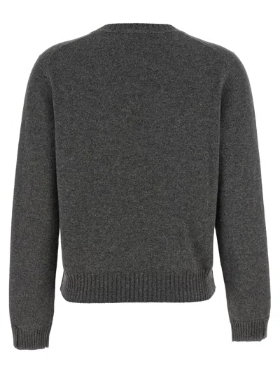 Brunello Cucinelli Cashmere Crewneck Knit Sweater With Ribbed Finish