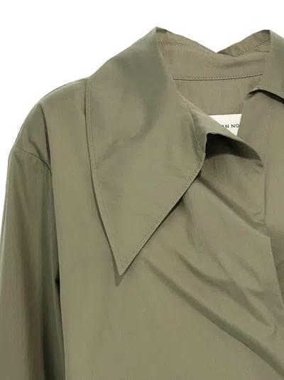 Dries Van Noten Cedo Shirt And Blouse Green
