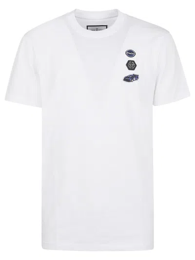 Philipp Plein Round Neck Cars Racing T-shirt