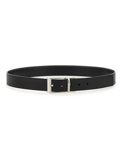Bally "shiffie" Belt In Black