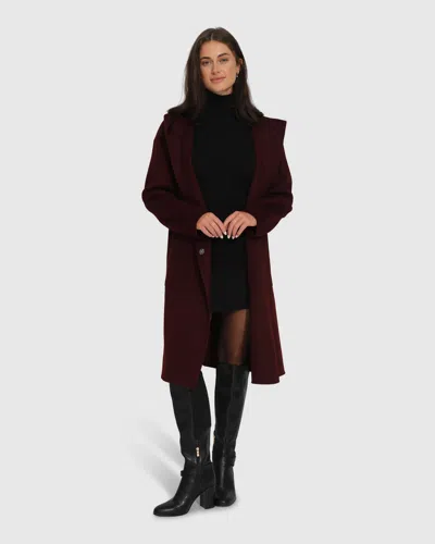 Belle & Bloom Walk This Way Wool Blend Oversized Coat