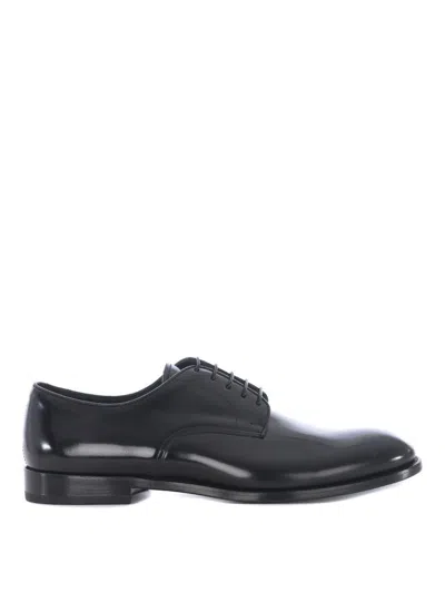 Doucal's Man Lace-up Shoes Midnight Blue Size 6.5 Soft Leather