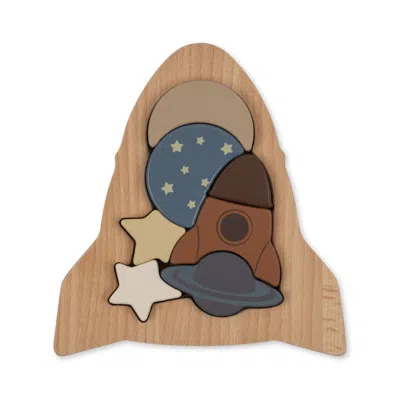 Konges Sløjd Rocket Puzzle In Brown