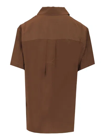 Matteau Short Sleeve Shirt Shirts Brown In Brown