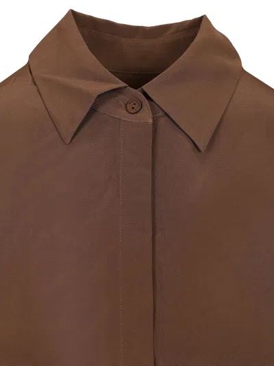Matteau Short Sleeve Shirt Shirts Brown In Brown