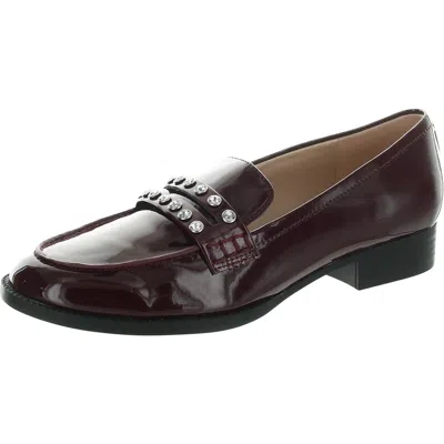 Bandolino Laura Womens Embellished Faux Leather Loafers