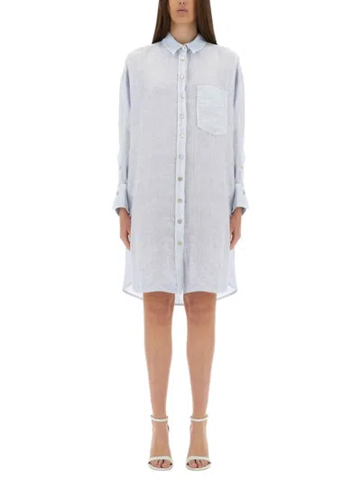 120% Lino Chemisier Dress