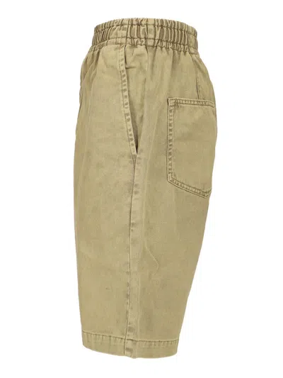 Isabel Marant Khaki Tyler Denim Shorts