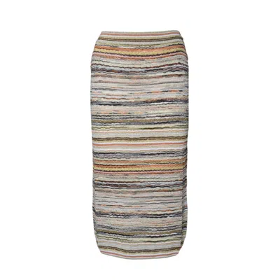 Missoni Wave Pattern Skirt Skirts Multicolor