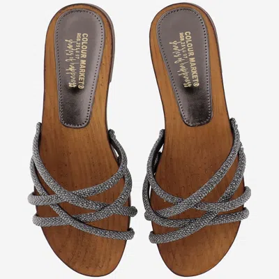 Colour Market® Colour Market Crystal Sandal With Rhinestones