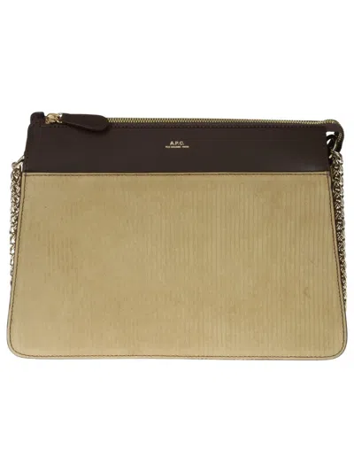 Apc Trapezoidal Bag In Vegetable-tanned Leather