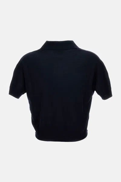 Khaite Morgane Short-sleeved Polo T-shirt