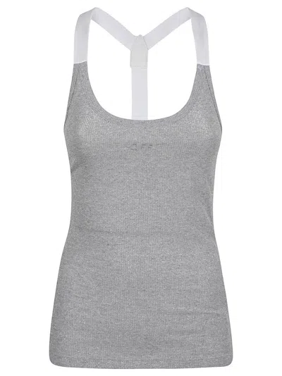 Off-white Lurex Rib Alla Top