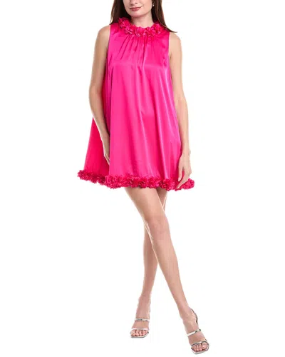 Endless Rose Rosette Trim Shift Minidress